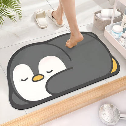 Animal Bathroom Mat Quick-Drying Bath Rug