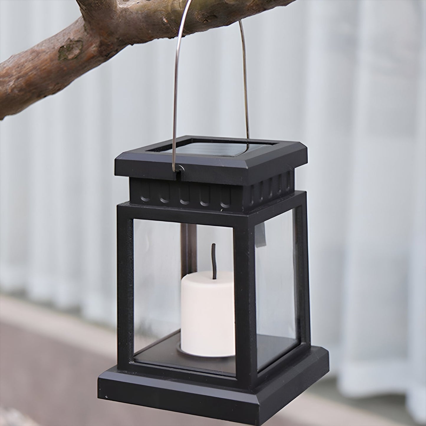 Outdoor Lantern Solar Garden Candle Light Lamp