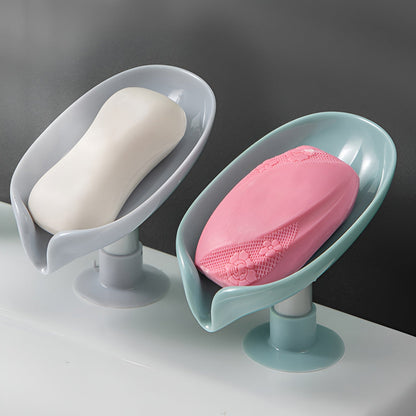 Suction Cup Soap Dish Leaf Shape Holder