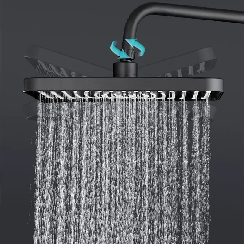 Rainfall Shower Head Large Flow Supercharge Rainfall Showerhead Bathroom Faucet Replacement Parts Home Hotel Shower Accessories